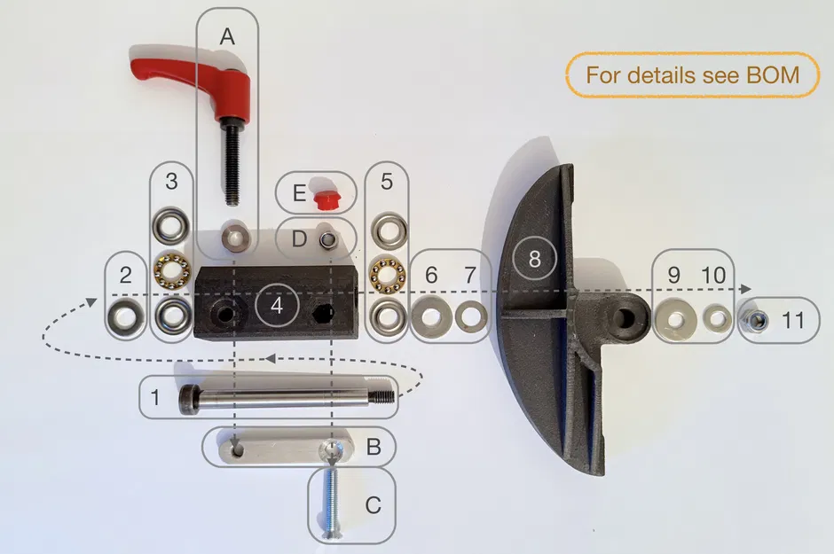 Cữ chặn Crosscut Fence Stop (Mafell) - Image 8