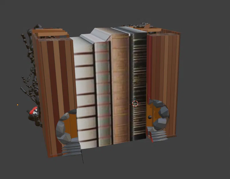 Hobbit Hole Book Nook – Book Nook phong cách Shire (Bilbo Baggins) - Image 1