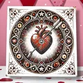 Sacred Heart Valentine Hueforge – Trái tim thiêng & mũi tên (Hueforge) - Thumbnail 1