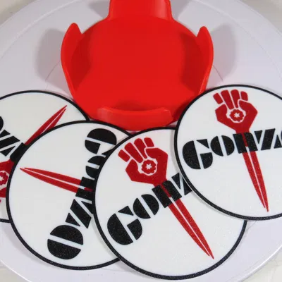 Bộ lót ly Hunter S. Thompson GONZO (Tribute) kèm giá đỡ 100mm