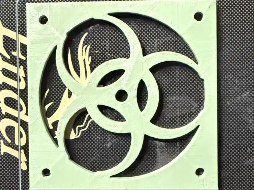 Ống hướng gió Biohazard cho quạt 80mm (Biohazard fan shroud) - Image 1