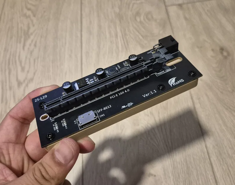 Ngàm gắn PCIe Riser dọc cho case Fractal Design Define 7/Define 7 XL - Image 2