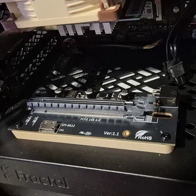 Ngàm gắn PCIe Riser dọc cho case Fractal Design Define 7/Define 7 XL