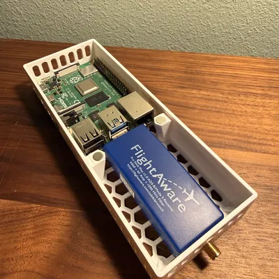 Ngàm giữ nắp nam châm cho case Raspberry Pi 4 Model B & FlightAware Pro Stick