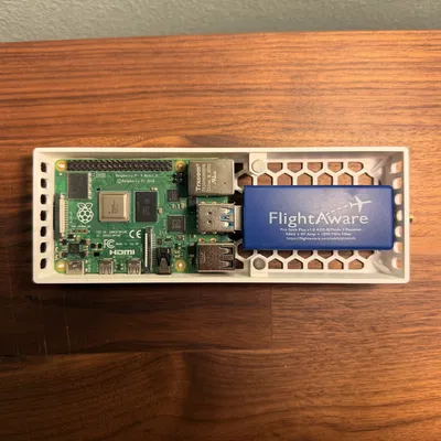 Ngàm giữ nắp nam châm cho case Raspberry Pi 4 Model B & FlightAware Pro Stick