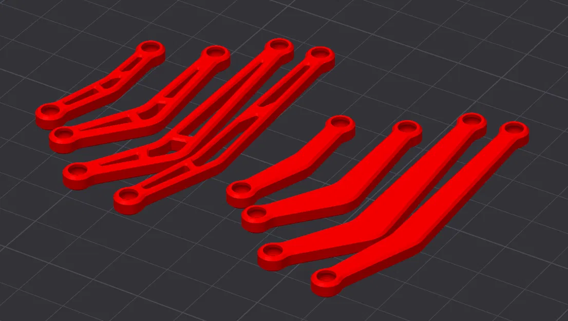 Links treo High Clearance cho Axial SCX24 – Deadbolt / Betty - Image 1