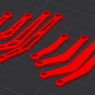 Links treo High Clearance cho Axial SCX24 – Deadbolt / Betty