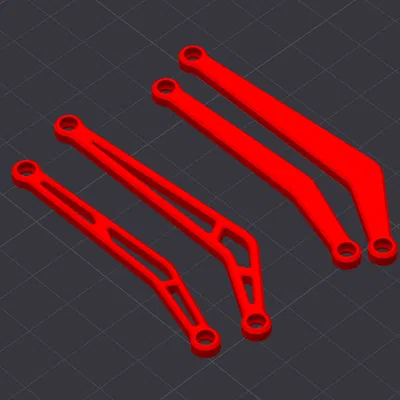 Links treo gầm cao Axial SCX24 - GX470 (High Clearance Suspension Links)