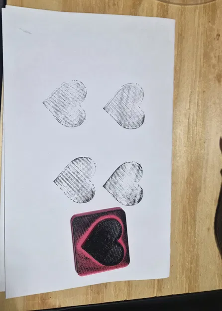 Con Dấu Hình Trái Tim (Heart Shaped Stamp) - Image 1