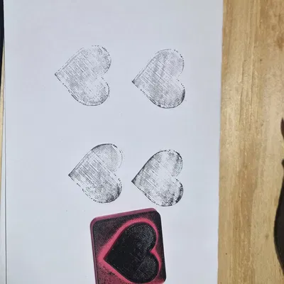 Con Dấu Hình Trái Tim (Heart Shaped Stamp)