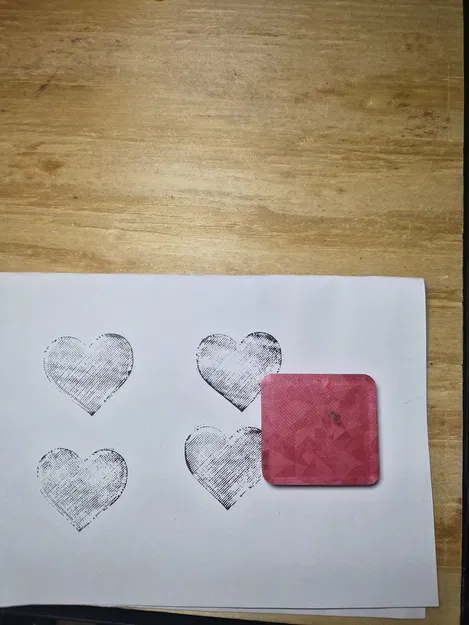 Con Dấu Hình Trái Tim (Heart Shaped Stamp) - Image 2