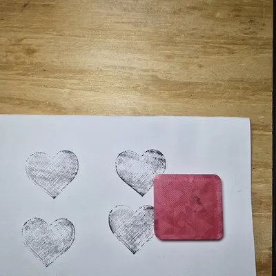 Con Dấu Hình Trái Tim (Heart Shaped Stamp)