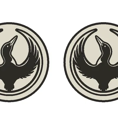 Con dấu logo Loon Minnesota Resistance