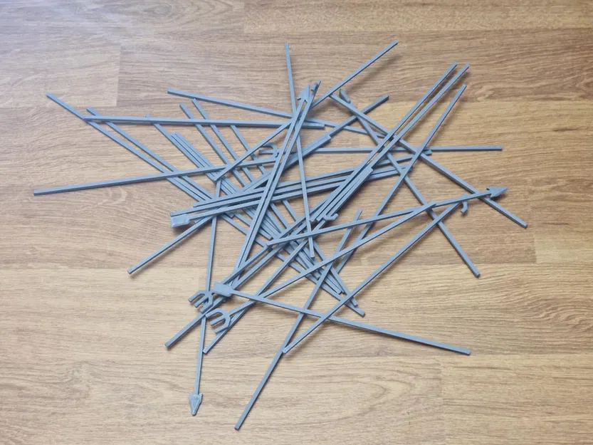 Trò Pick-up sticks (Spillikins) – game khéo tay FAST PRINT (bierki) - Image 1