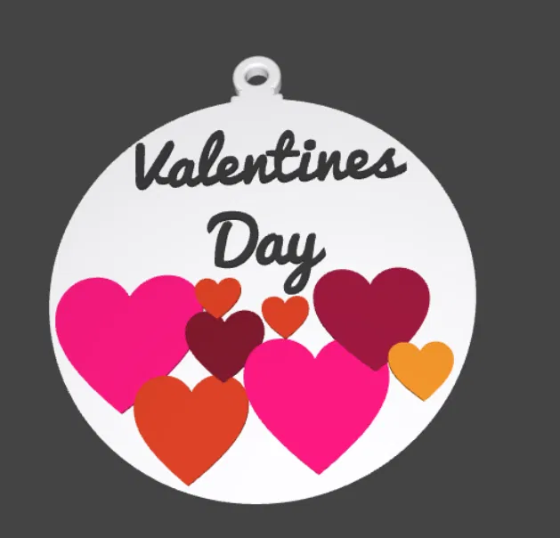 Ornament Ngày Valentine (Valentines Day Ornament) - Image 1