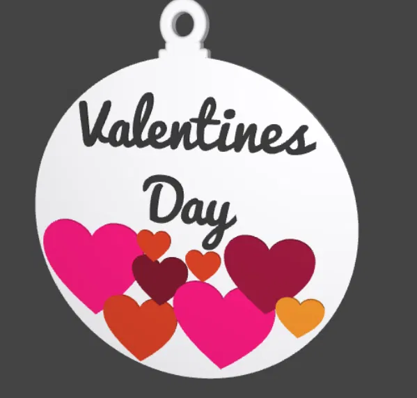 Ornament Ngày Valentine (Valentines Day Ornament) - Image 4