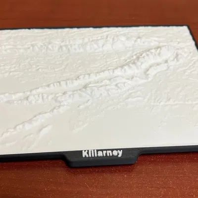 Dãy núi Killarney (La Cloche Mountains) – Bản đồ địa hình 3D