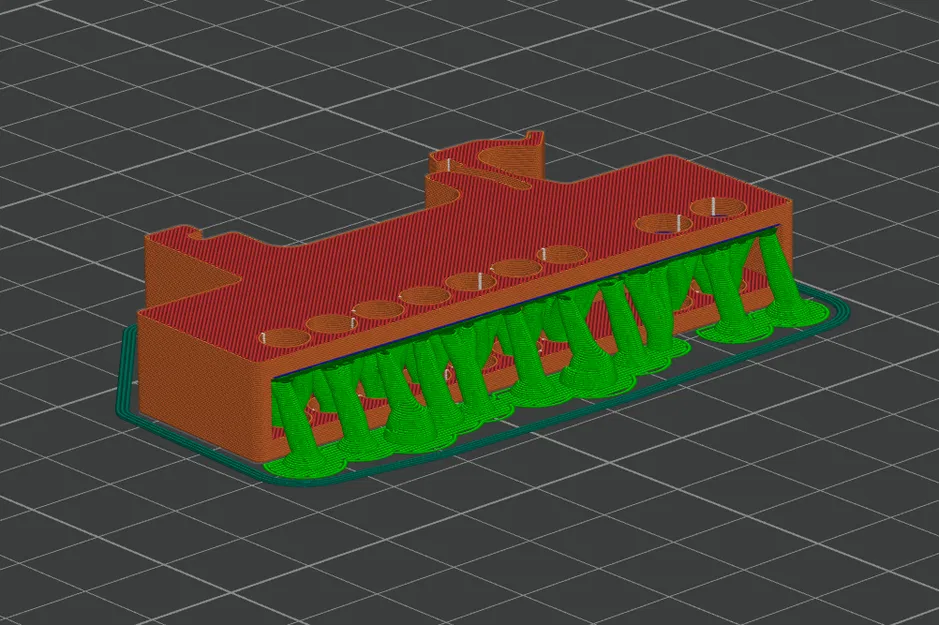 Ngàm giữ terminal block cho DIN Rail (DIN Rail Terminal Holder) - Image 2