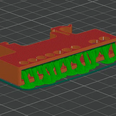 Ngàm giữ terminal block cho DIN Rail (DIN Rail Terminal Holder)