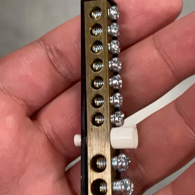 Ngàm giữ terminal block cho DIN Rail (DIN Rail Terminal Holder)