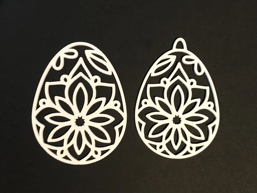 Mặt Treo Trứng Phục Sinh Filigree - Image 1