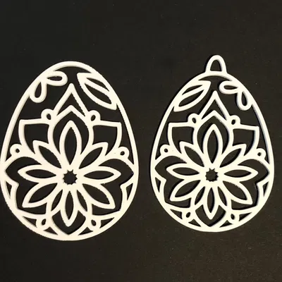 Mặt Treo Trứng Phục Sinh Filigree