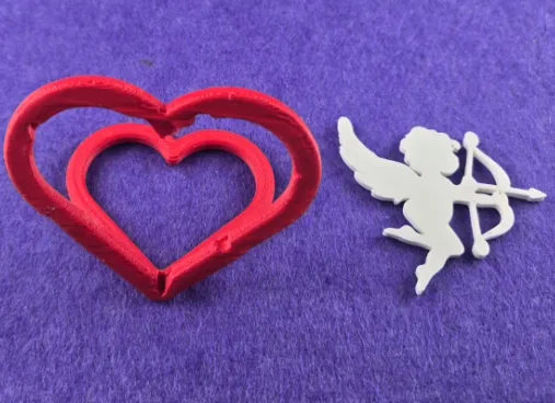 Doppelherz mit Cupido - Image 2