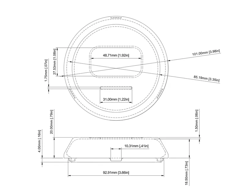 Nắp khe bỏ vé raffle cho ly nhựa xanh - Image 3