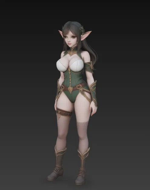 Cô nàng elf gợi cảm (sexy elf girl) - Image 4