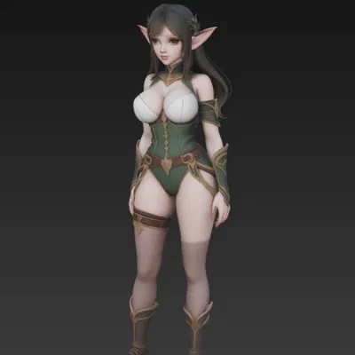 Cô nàng elf gợi cảm (sexy elf girl)