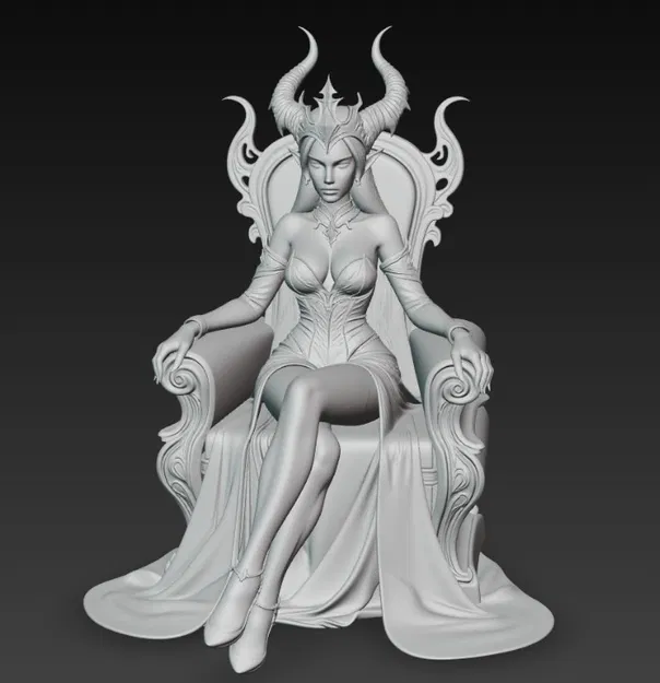 Nữ hoàng quỷ sexy ngồi trên ngai vàng 3 - Image 2