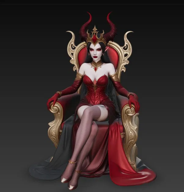 Nữ hoàng quỷ sexy ngồi trên ngai vàng 3 - Image 3