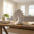 Tượng Điêu Khắc Ngựa Trừu Tượng Đẹp Mắt - Thumbnail 1