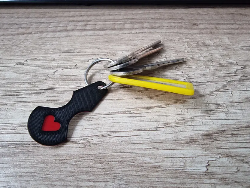 Token xe đẩy mua sắm - Trái tim - Image 1