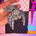 Flexi Spider - Nhện flexi khớp nối dạng thật (articulated, print-in-place) - Thumbnail 3