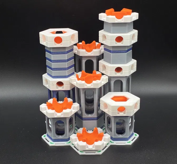 Đế universal tương thích Gravitrax: 14 insert + đế spacer tunnel - Image 1