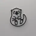 Móc khóa rái cá dễ thương (Cute Otter Keychain) - Thumbnail 1