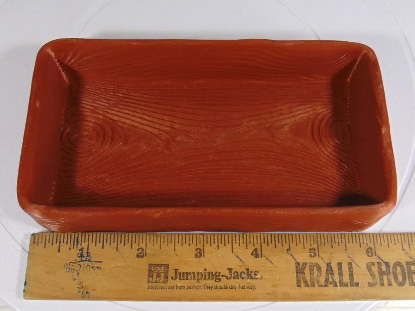 Khay đựng đồ vân gỗ cho chìa khóa, tiền lẻ, bút trên bàn làm việc - Image 2