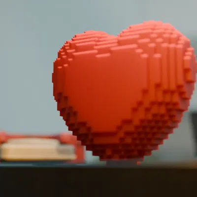 Trái Tim Pixel Style / Quà Tặng Valentine