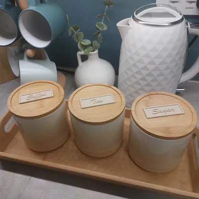 Nhãn Hũ Cà Phê, Trà, Đường (Coffee, Tea, Sugar Jar Labels)