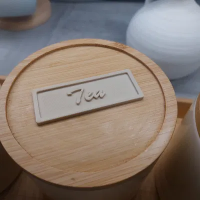 Nhãn Hũ Cà Phê, Trà, Đường (Coffee, Tea, Sugar Jar Labels)