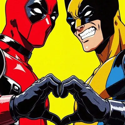 Deadpool & Woolverine Heart