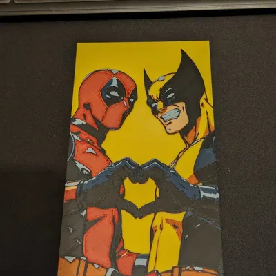 Deadpool & Woolverine Heart