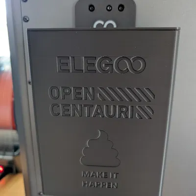 Poop chute kín (sealed) cho Elegoo Centauri Carbon