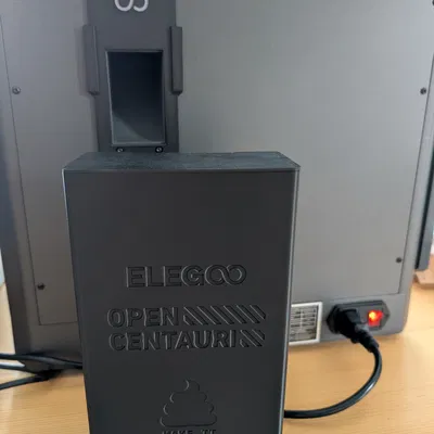 Poop chute kín (sealed) cho Elegoo Centauri Carbon