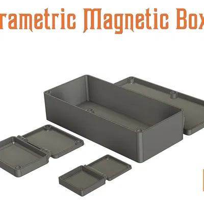 Hộp Nam Châm Print-in-Place Parametric | Fusion 360