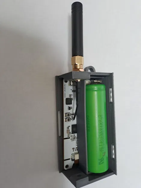 Khay pin 18650 cho LoRA box (LoRA 18650 battery bay) - Image 1