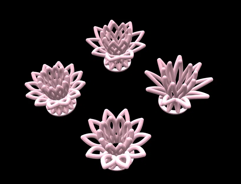 Bộ Nắp Cover Tea Light Hoa Hình Học – Tạo Không Gian Lãng Mạn & Trang Trí - Image 7