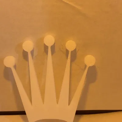 Logo vương miện Rolex (Rolex logo) – mẫu 3D sạch, dễ in