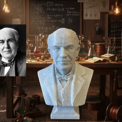 Thomas Alva Edison – Tượng bán thân